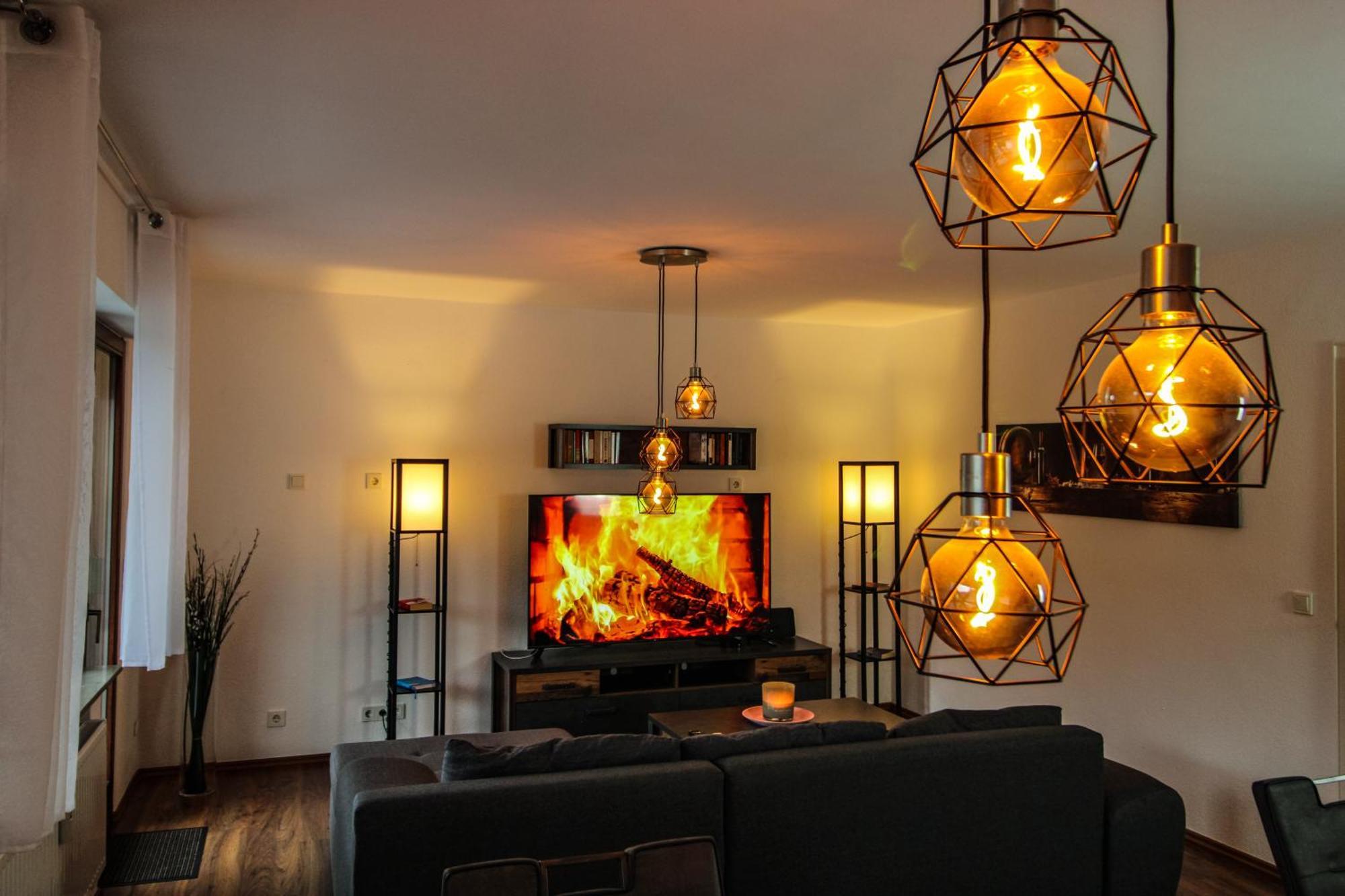 Moderne Fewo Sky Netflix Terrasse Burgblick Boxspringbett Waschtrockner Буллай Экстерьер фото