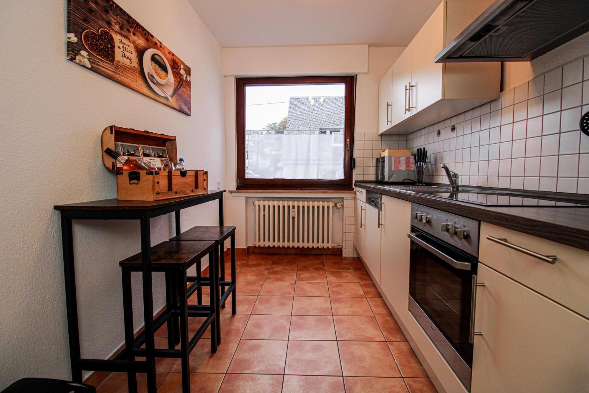 Moderne Fewo Sky Netflix Terrasse Burgblick Boxspringbett Waschtrockner Буллай Экстерьер фото